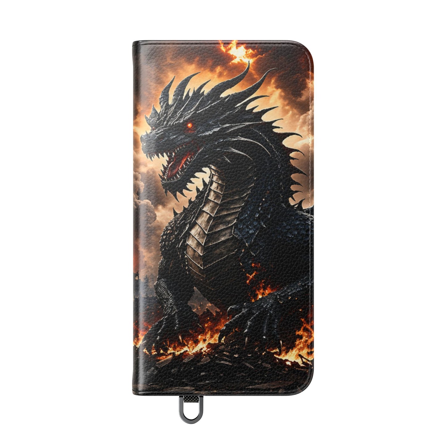 Ashen Dominion™ Flip Case for Samsung Galaxy | Premium Vegan Leather Wallet Case