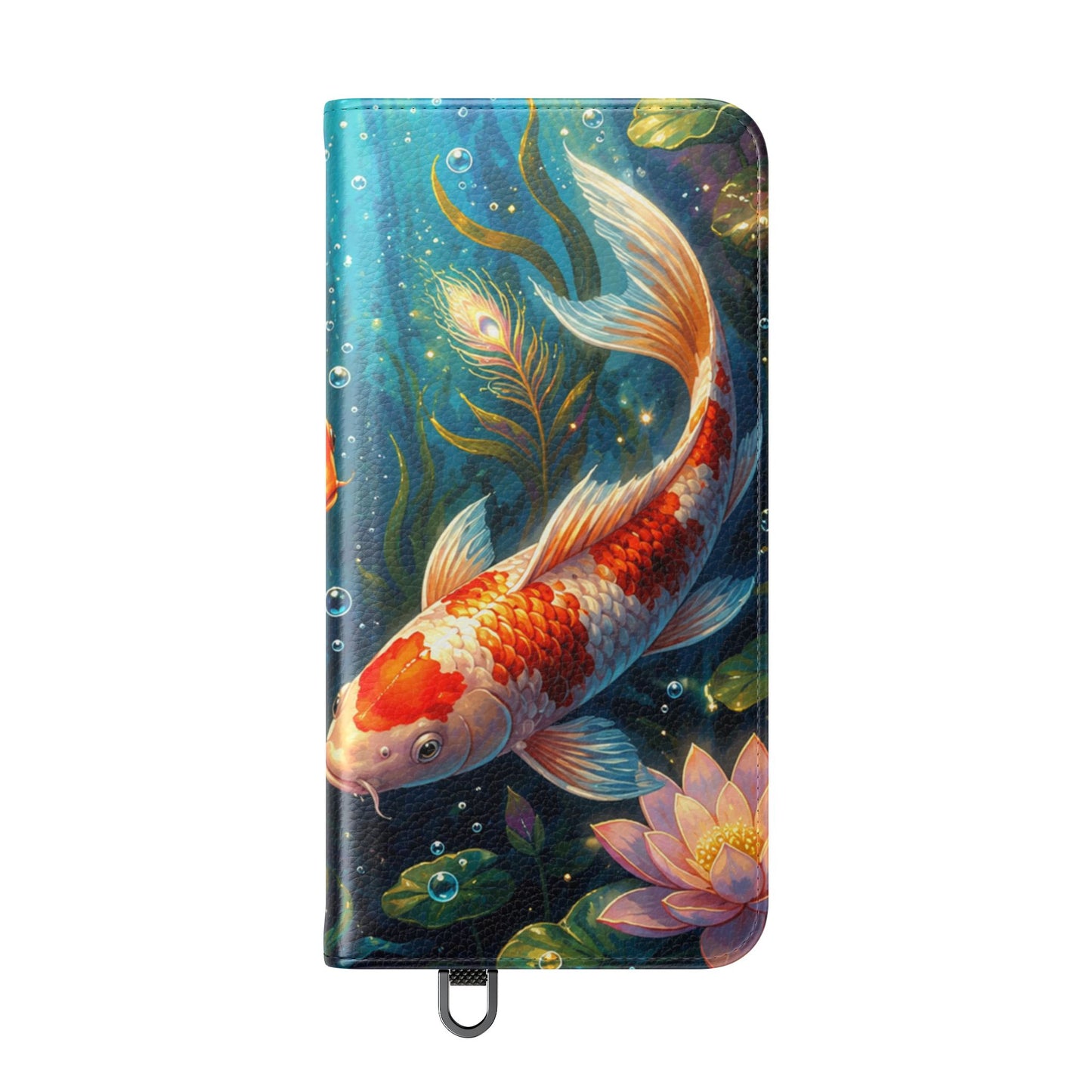 Koi Serenity™ Premium Leather Flip Wallet Case for Samsung Galaxy