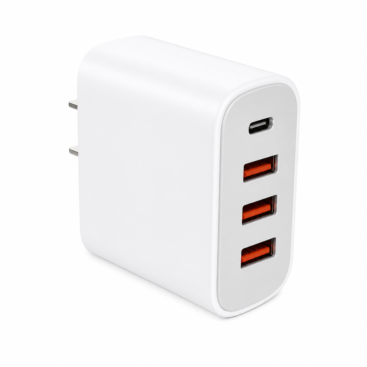 Chargeur mural rapide double port USB-C PD et USB-A