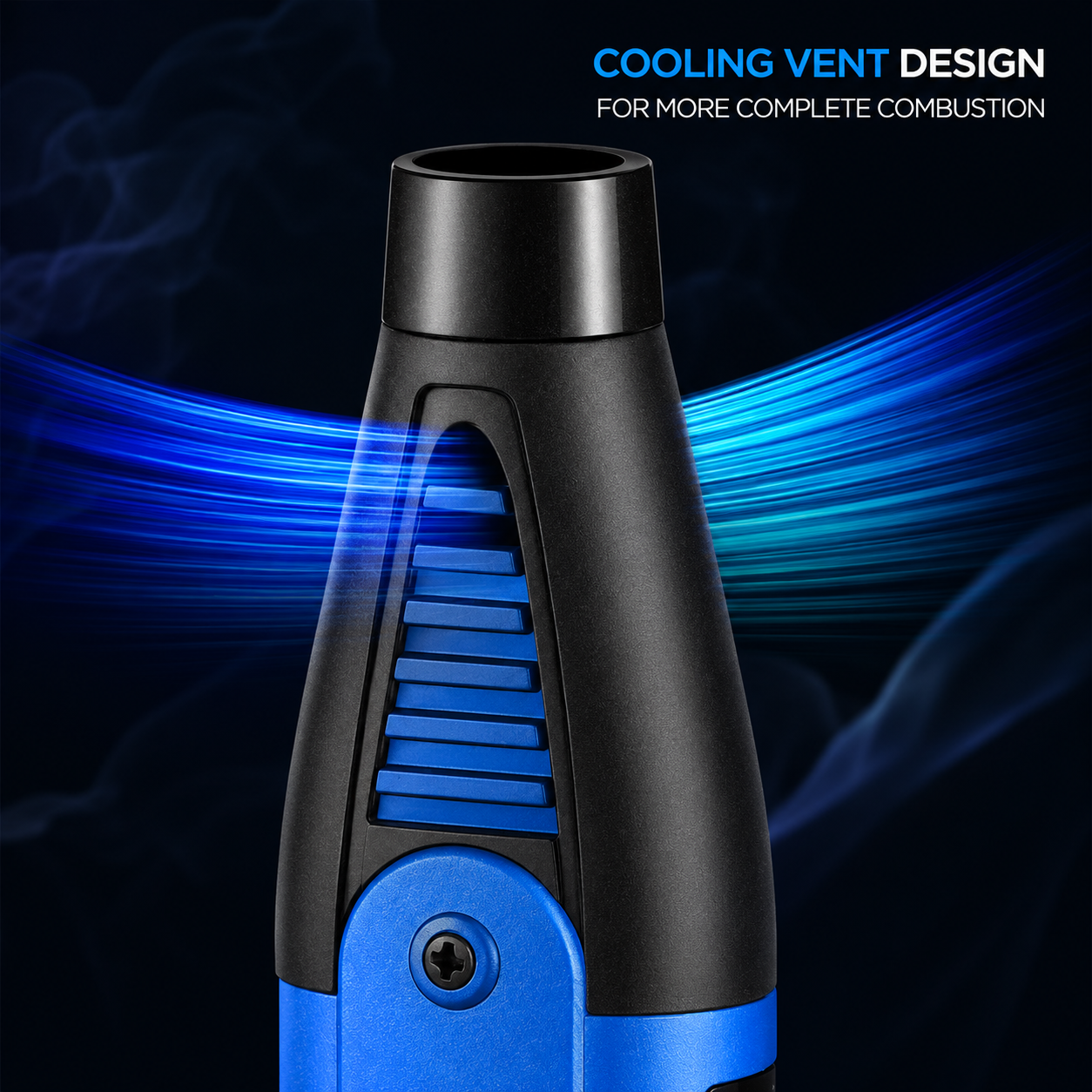 Briquet torche bleu