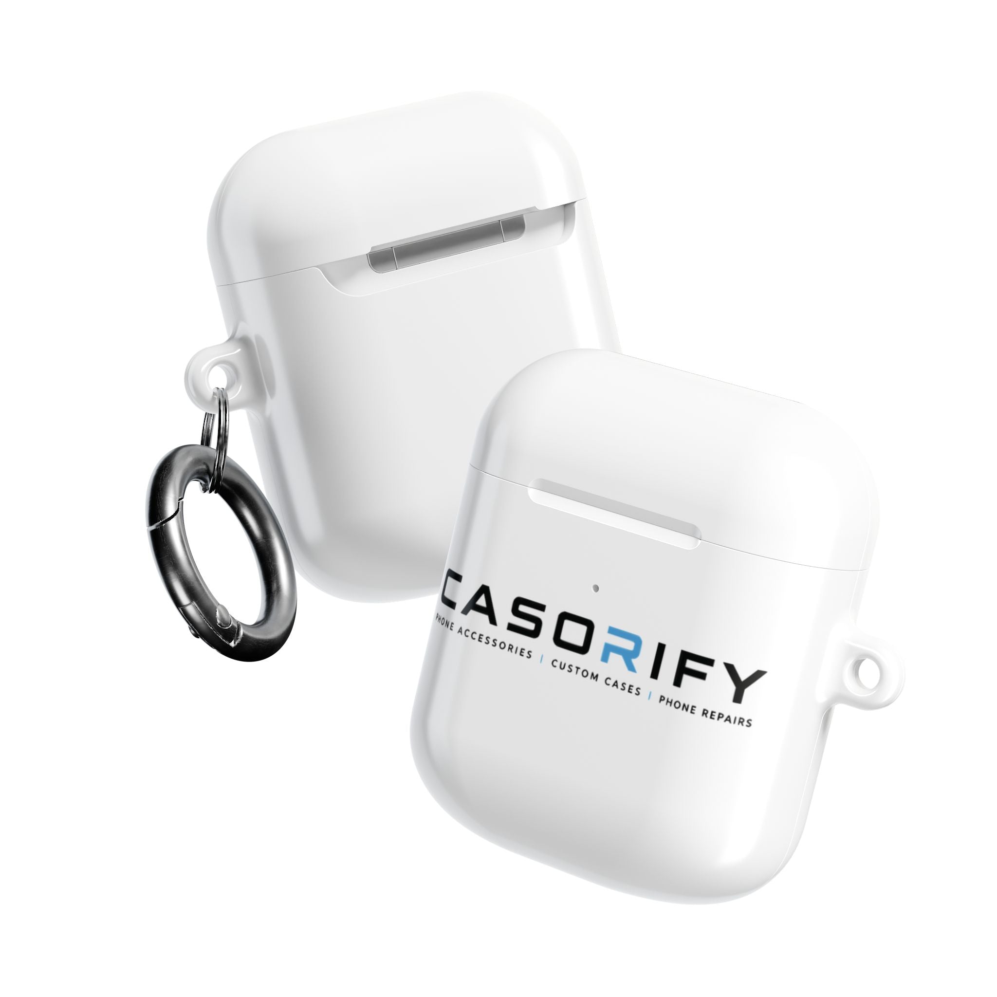 Casorify® Premium AirPods Protective Case with Carabiner