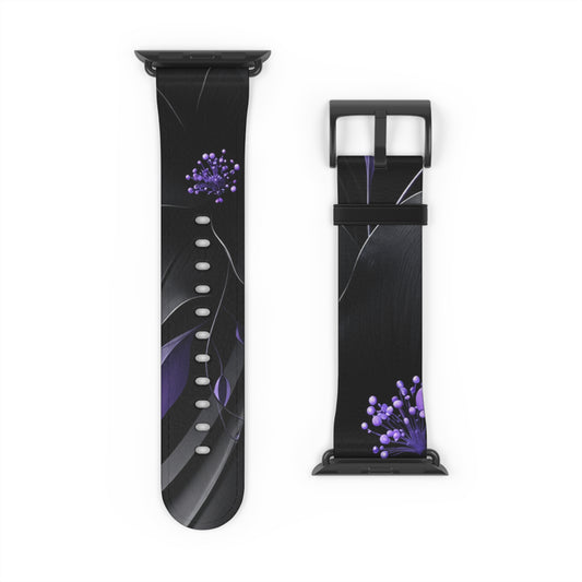 Midnight Lavender™ Apple Watch Band | Premium Faux Leather Strap
