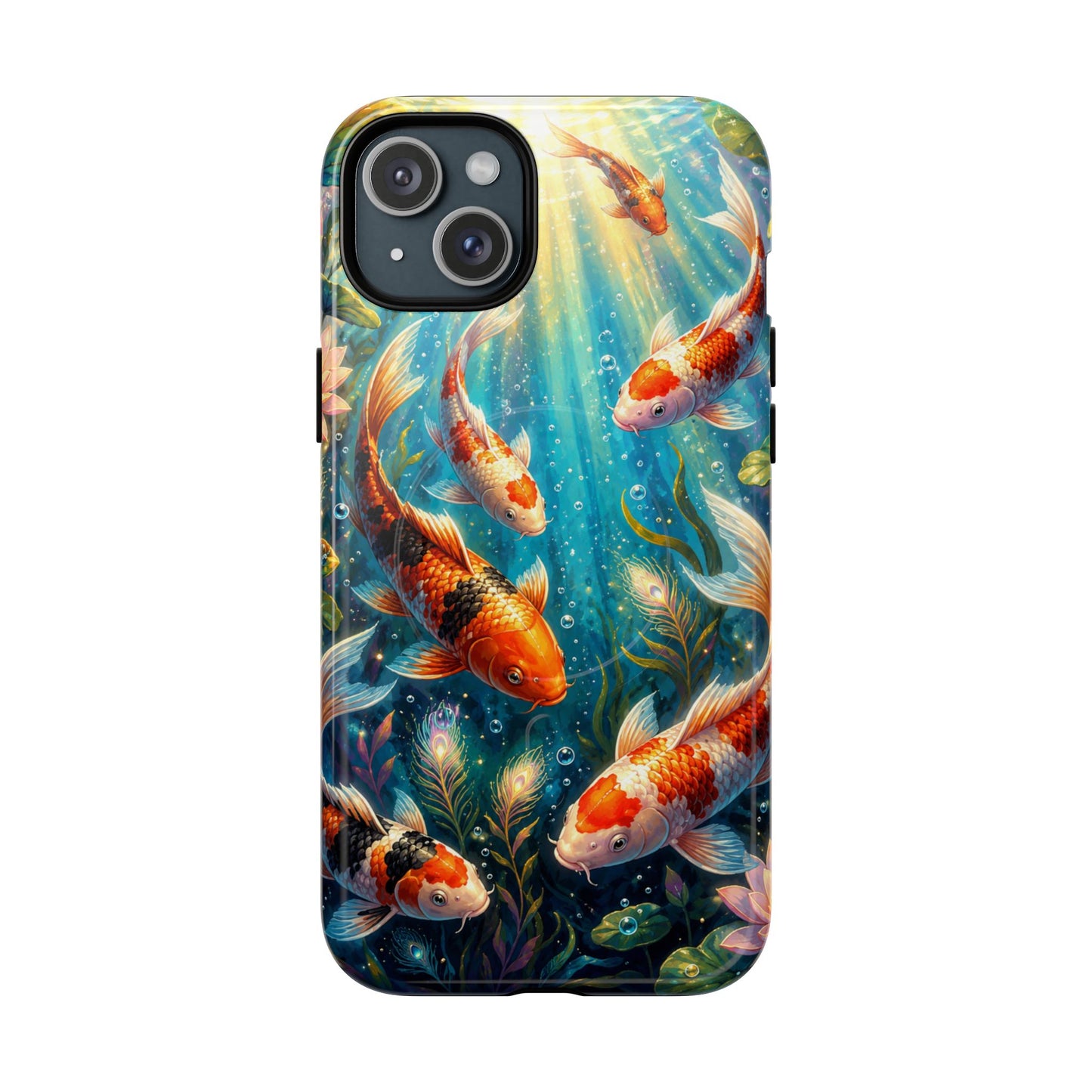 Koi Serenity™ Tough Magnetic Case for iPhone (MagSafe Compatible)