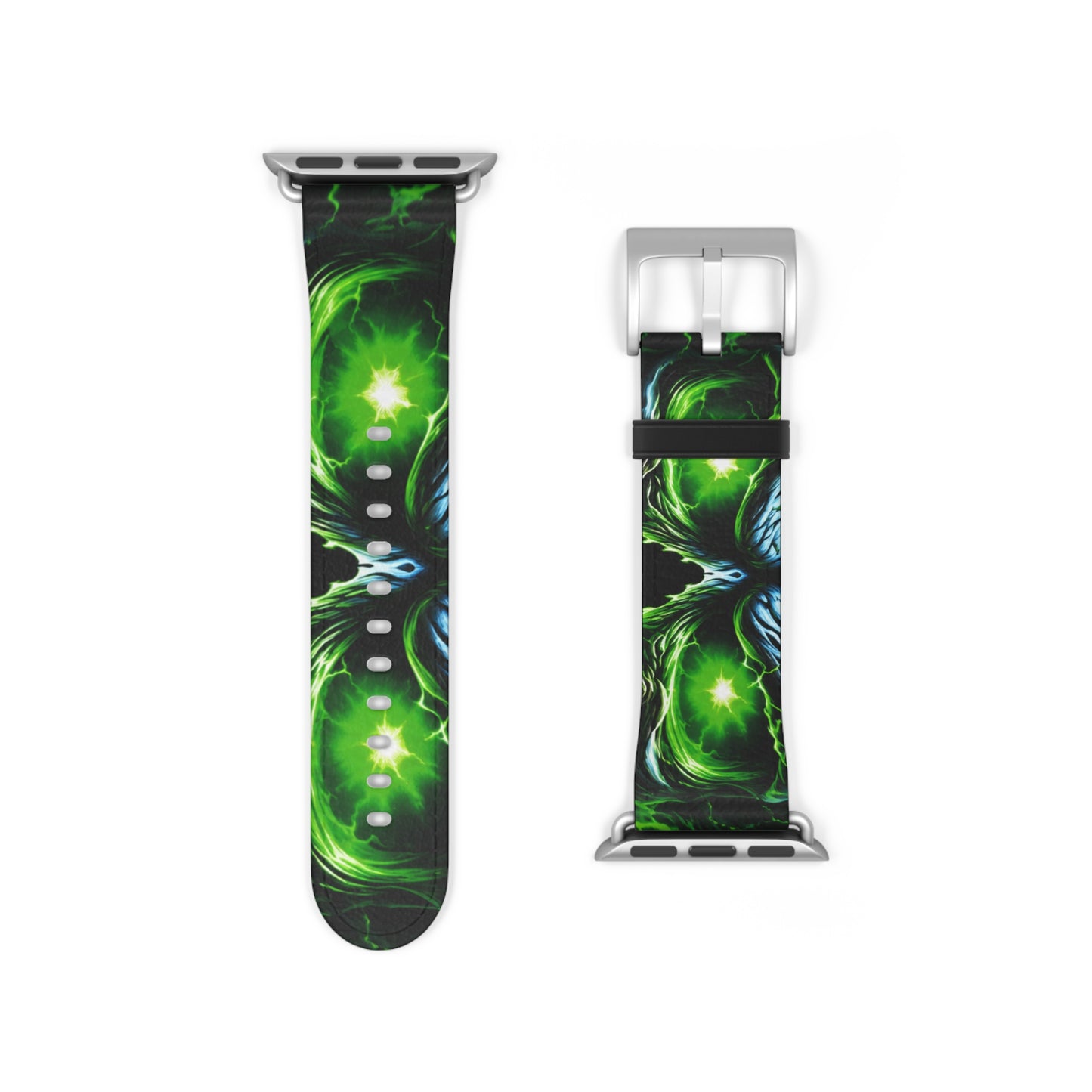 NecroVolt™ Apple Watch Band | Gothic Faux Leather Watch Strap