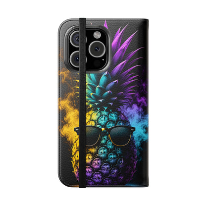 Smokin' Pineapple™ Flip Wallet Case for iPhone