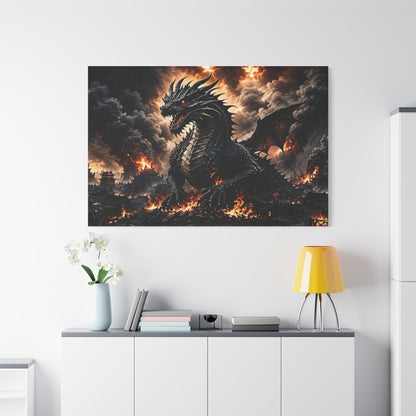 Ashen Dominion™ Matte Stretched Canvas Wall Art (1.25")