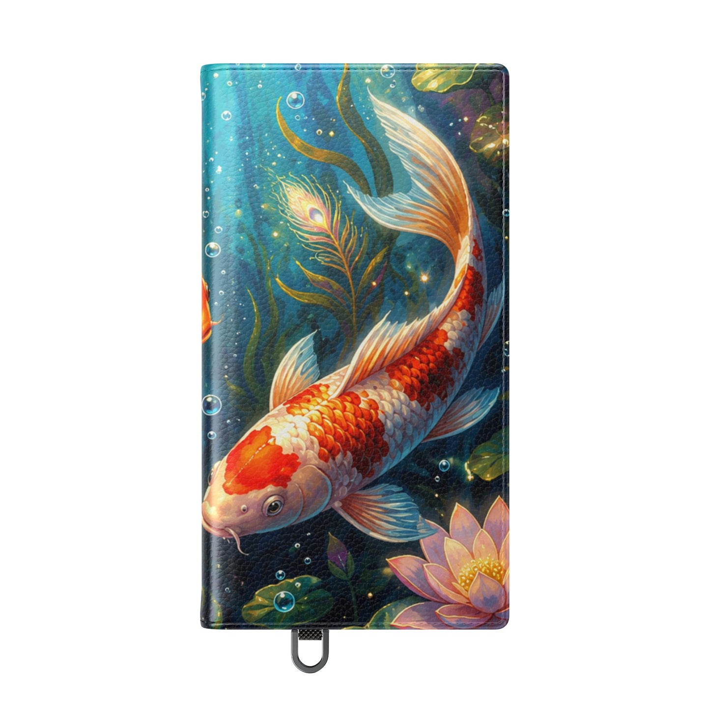 Koi Serenity™ Premium Leather Flip Wallet Case for Samsung Galaxy
