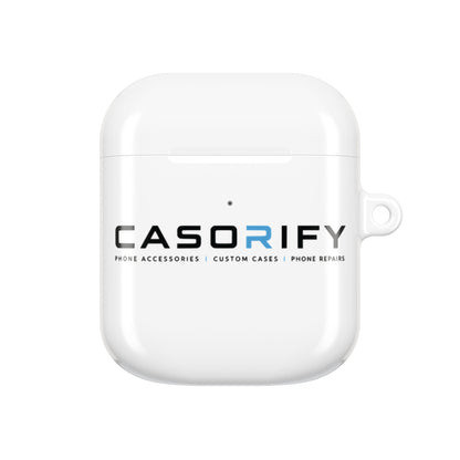 Coque de protection Casorify® Premium pour AirPods avec mousqueton