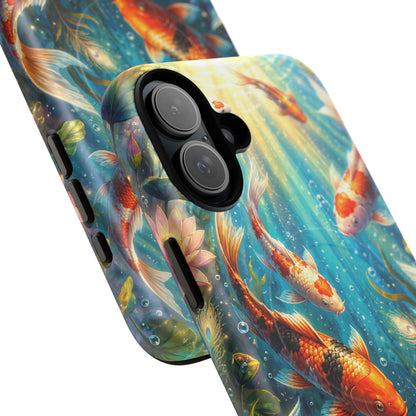 Koi Serenity™ Tough Magnetic Case for iPhone (MagSafe Compatible)