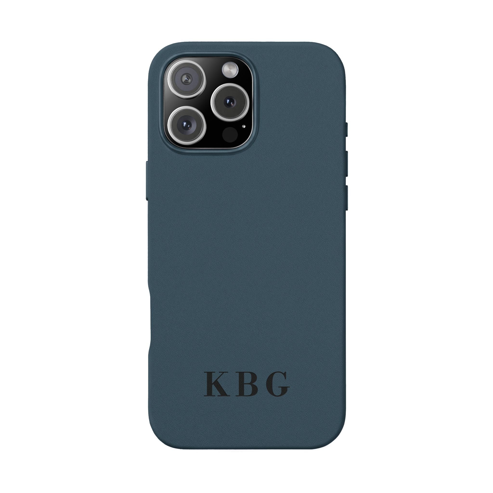 Custom Engraved PU Leather Phone Case | Personalized Monogram