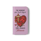 Cardinal's Promise™ Personalized Memorial Flip Wallet Case for iPhone 11-17 Series