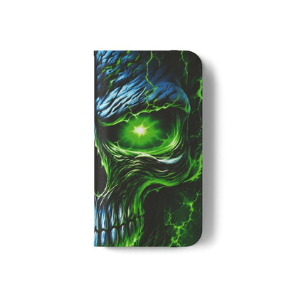 NecroVolt™ Flip Wallet Case for iPhone