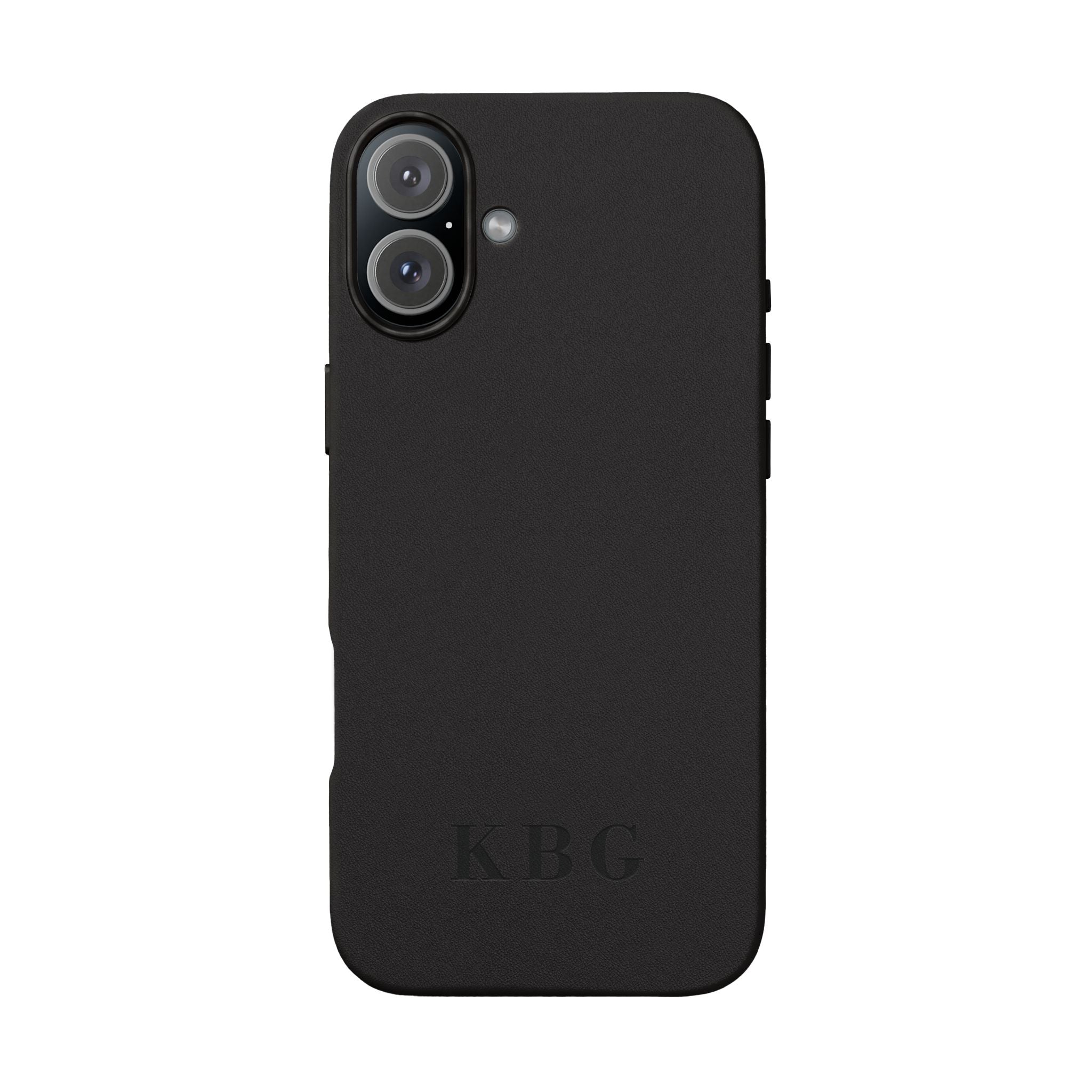 Custom Engraved PU Leather Phone Case | Personalized Monogram