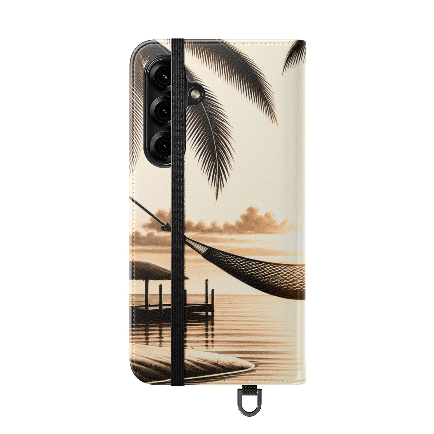 Island Serenity™ Faux Leather Flip Wallet Case for Samsung Galaxy