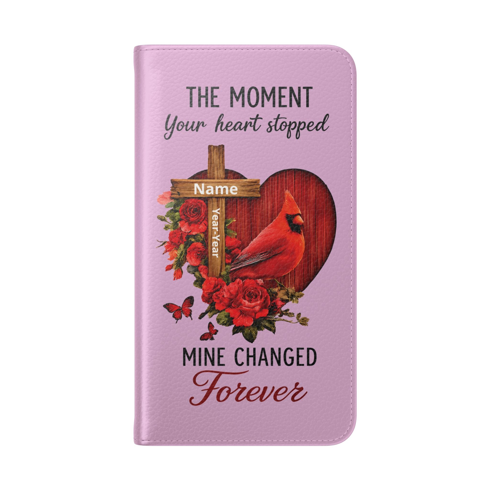Cardinal's Promise™ Personalized Memorial Flip Wallet Case for Samsung Galaxy S Series