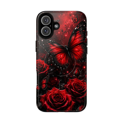 Étui robuste magnétique Crimson Metamorphosis™ pour la série iPhone 13-17
