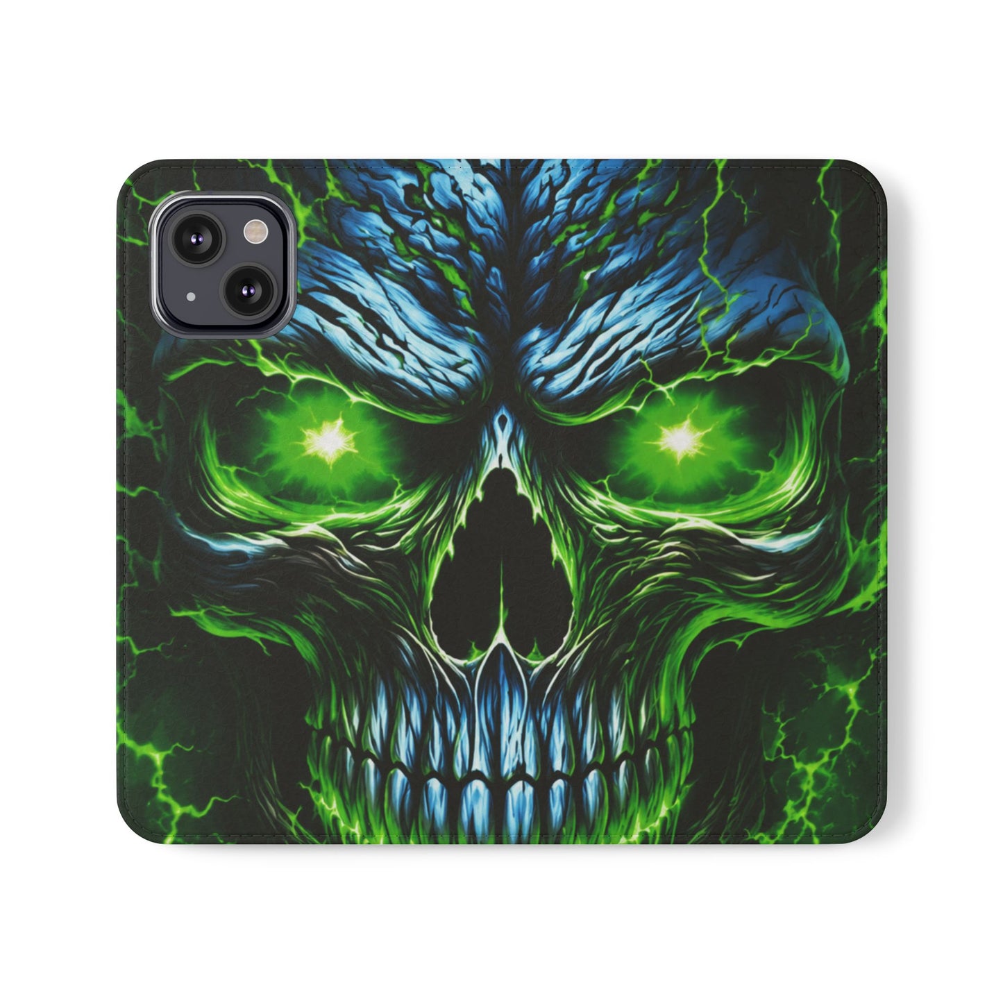 NecroVolt™ Flip Wallet Case for iPhone