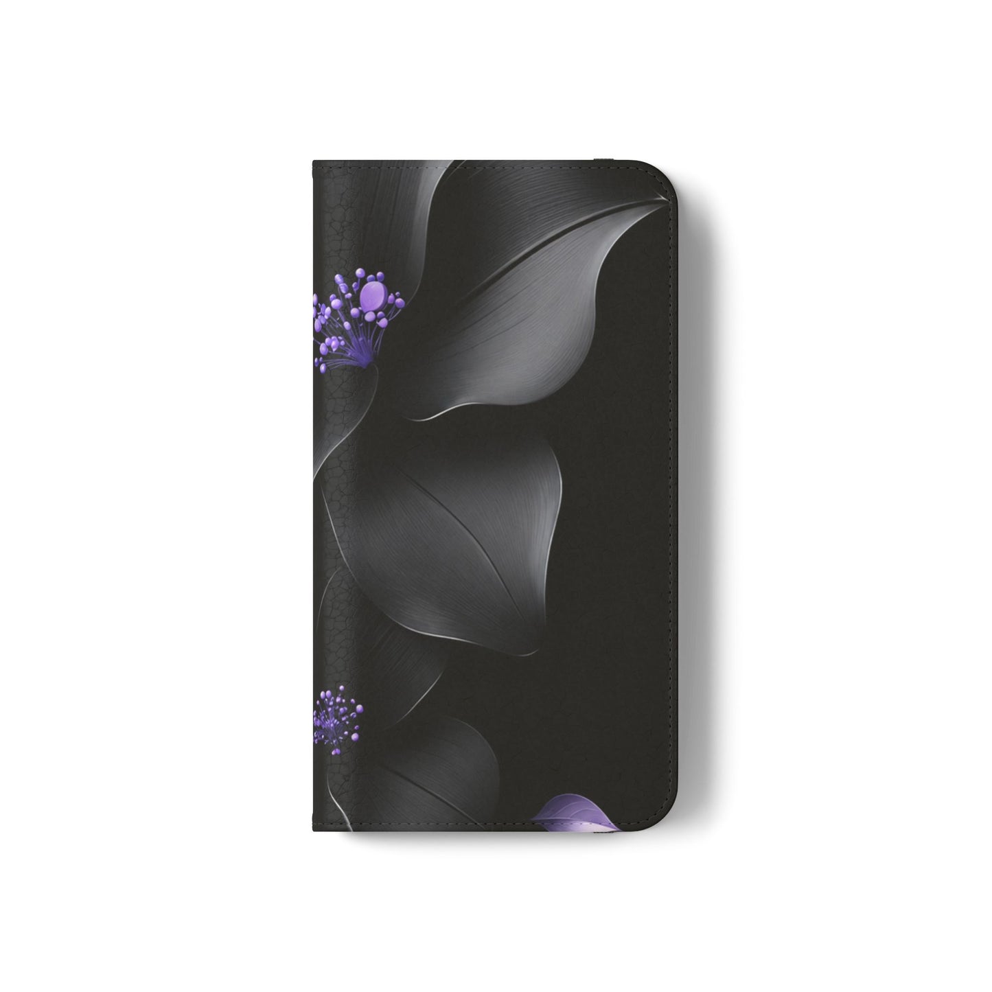 Midnight Lavender™ Flip Case for iPhone | Premium Vegan Leather Wallet Case