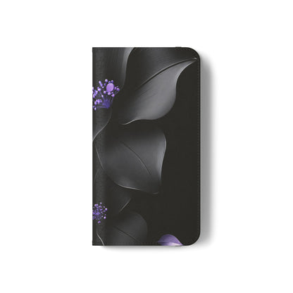 Midnight Lavender™ Flip Case for iPhone | Premium Vegan Leather Wallet Case