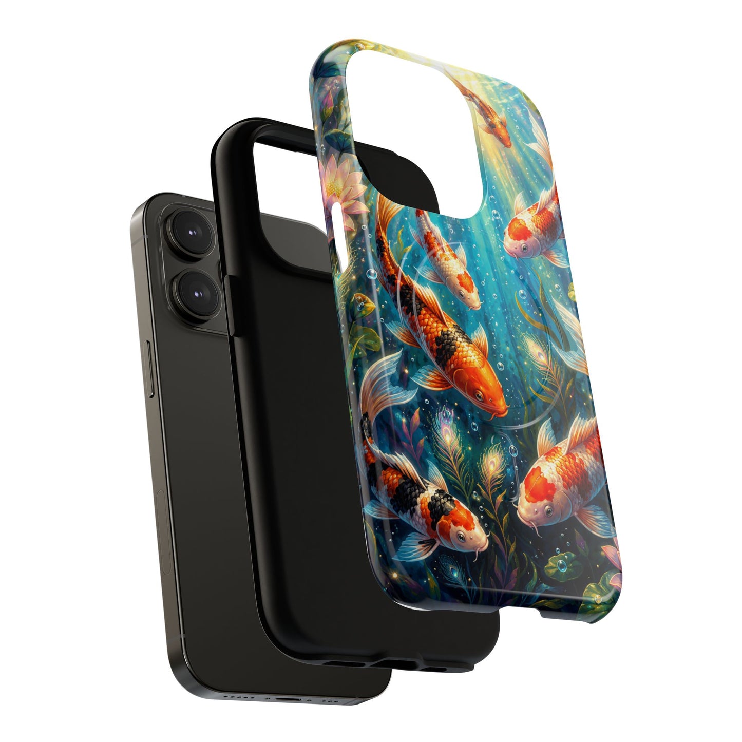 Koi Serenity™ Tough Magnetic Case for iPhone (MagSafe Compatible)