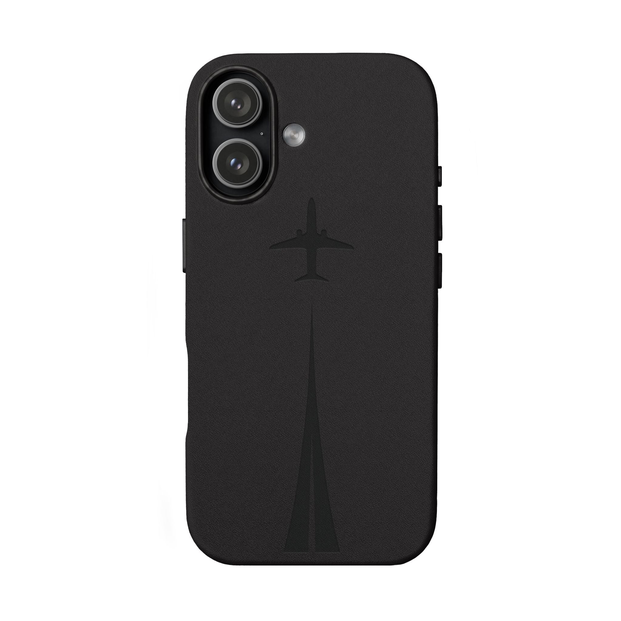 Take Off™ Engraved PU Leather Case for iPhone