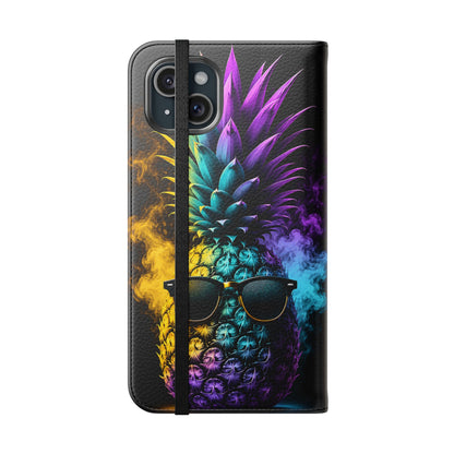 Smokin' Pineapple™ Flip Wallet Case for iPhone