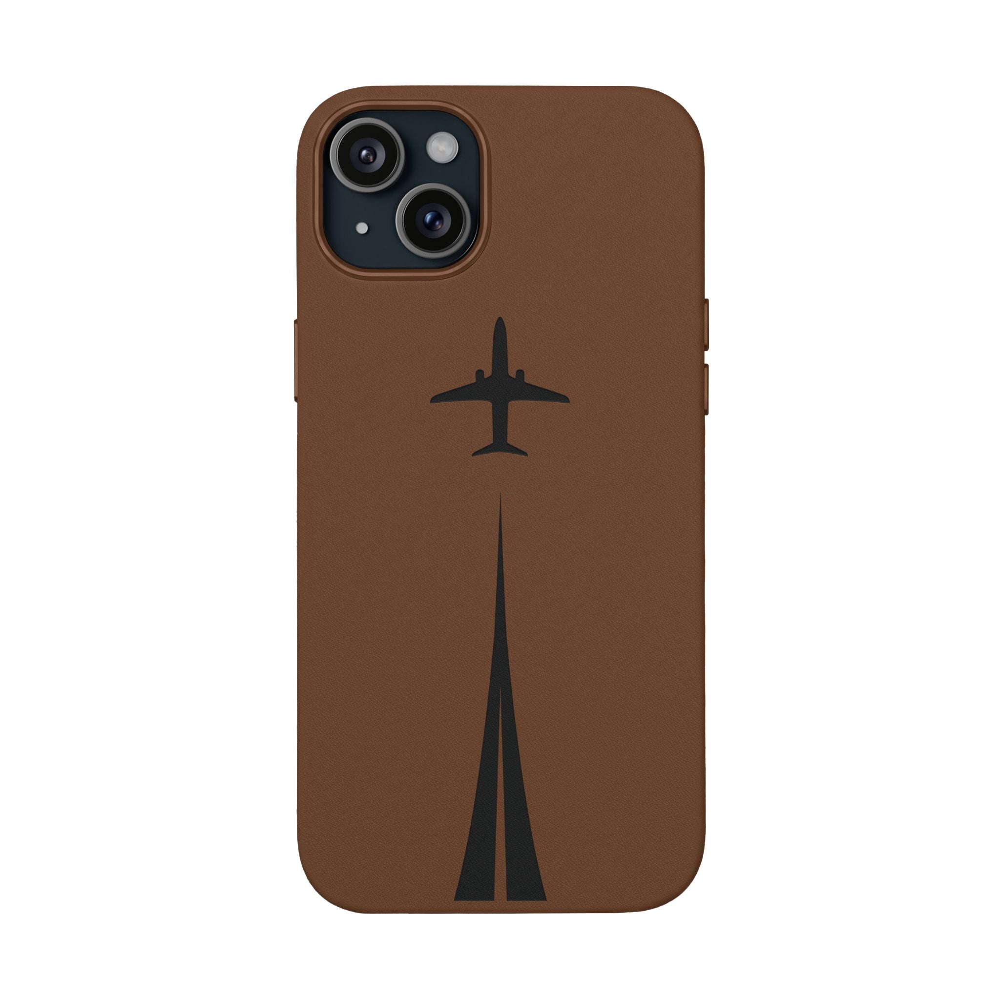Take Off™ Engraved PU Leather Case for iPhone