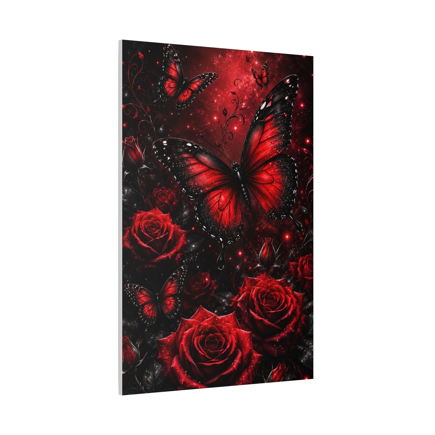 Crimson Metamorphosis™ Matte Stretched Canvas Wall Art (1.25")