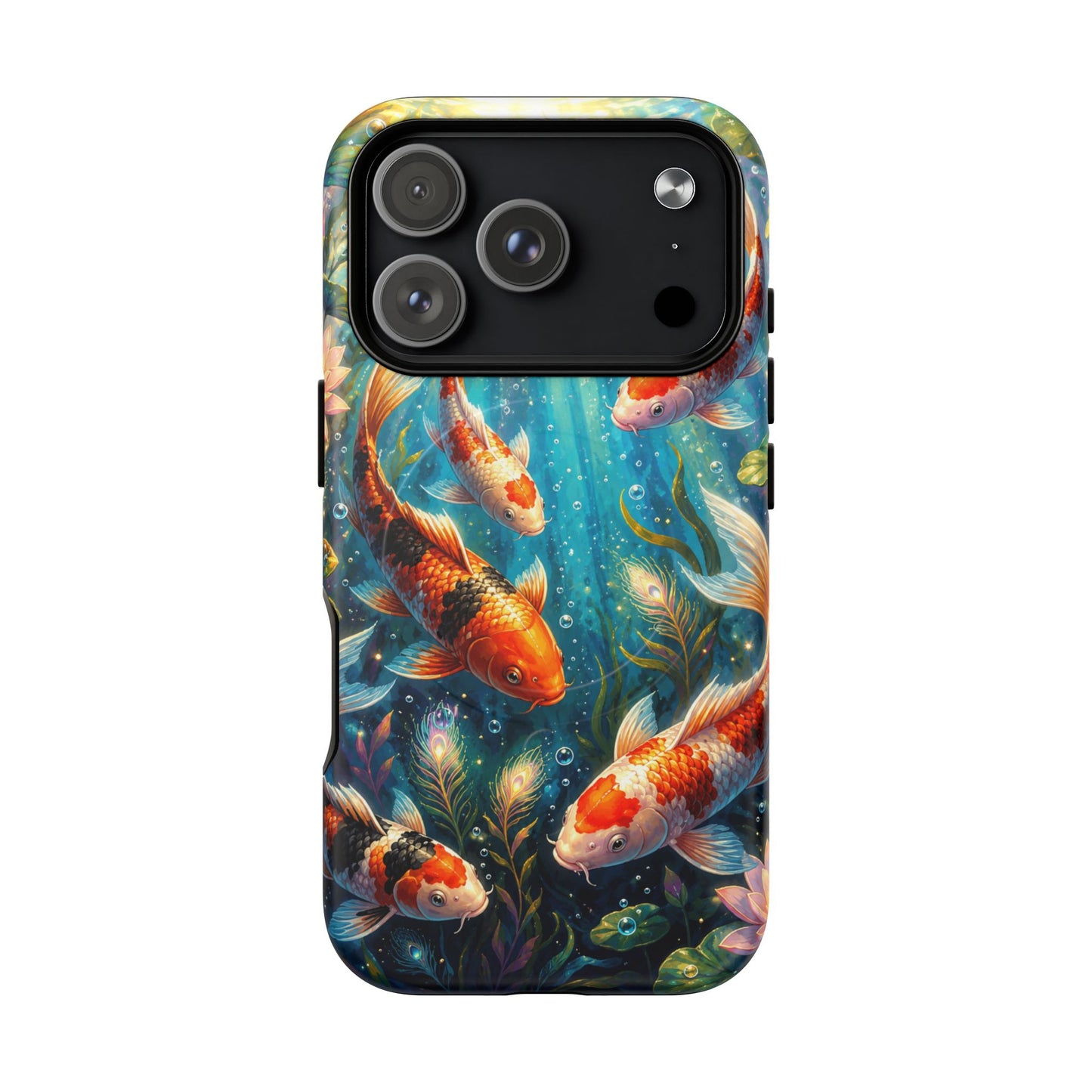 Koi Serenity™ Tough Magnetic Case for iPhone (MagSafe Compatible)