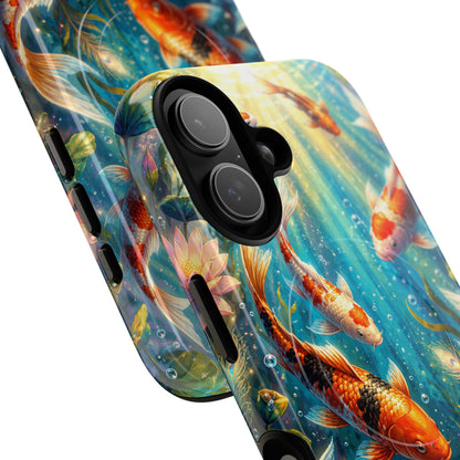 Koi Serenity™ Tough Magnetic Case for iPhone (MagSafe Compatible)