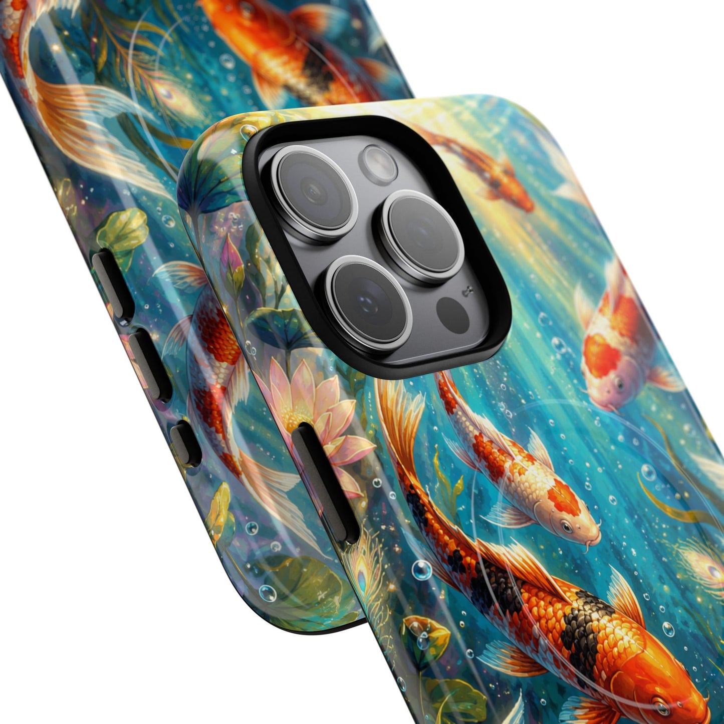 Koi Serenity™ Tough Magnetic Case for iPhone (MagSafe Compatible)