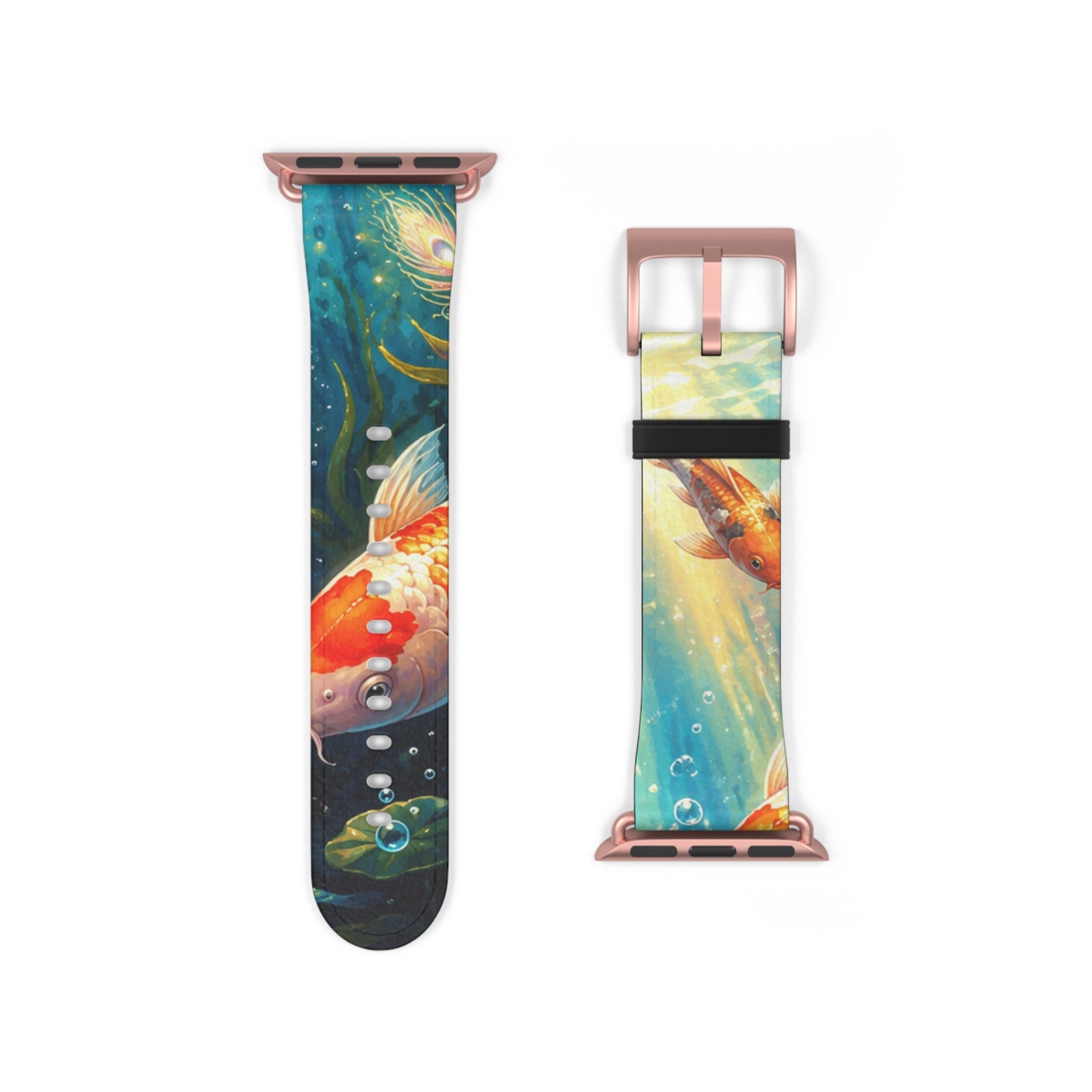 Koi Serenity™ Premium Faux Leather Apple Watch Band