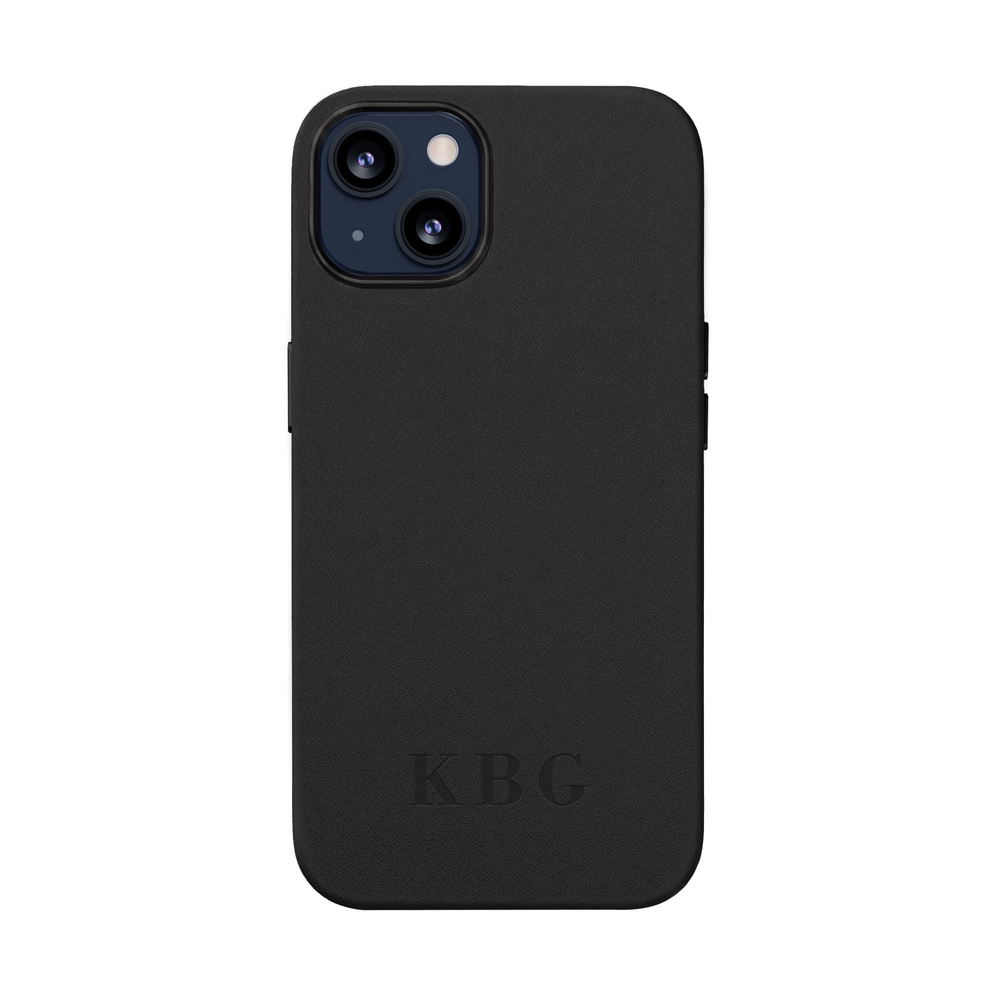Custom Engraved PU Leather Phone Case | Personalized Monogram
