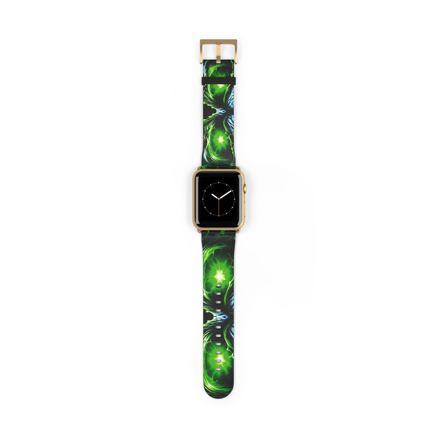 NecroVolt™ Apple Watch Band | Gothic Faux Leather Watch Strap