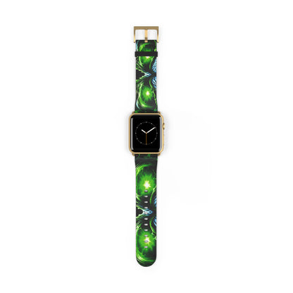 NecroVolt™ Apple Watch Band | Gothic Faux Leather Watch Strap