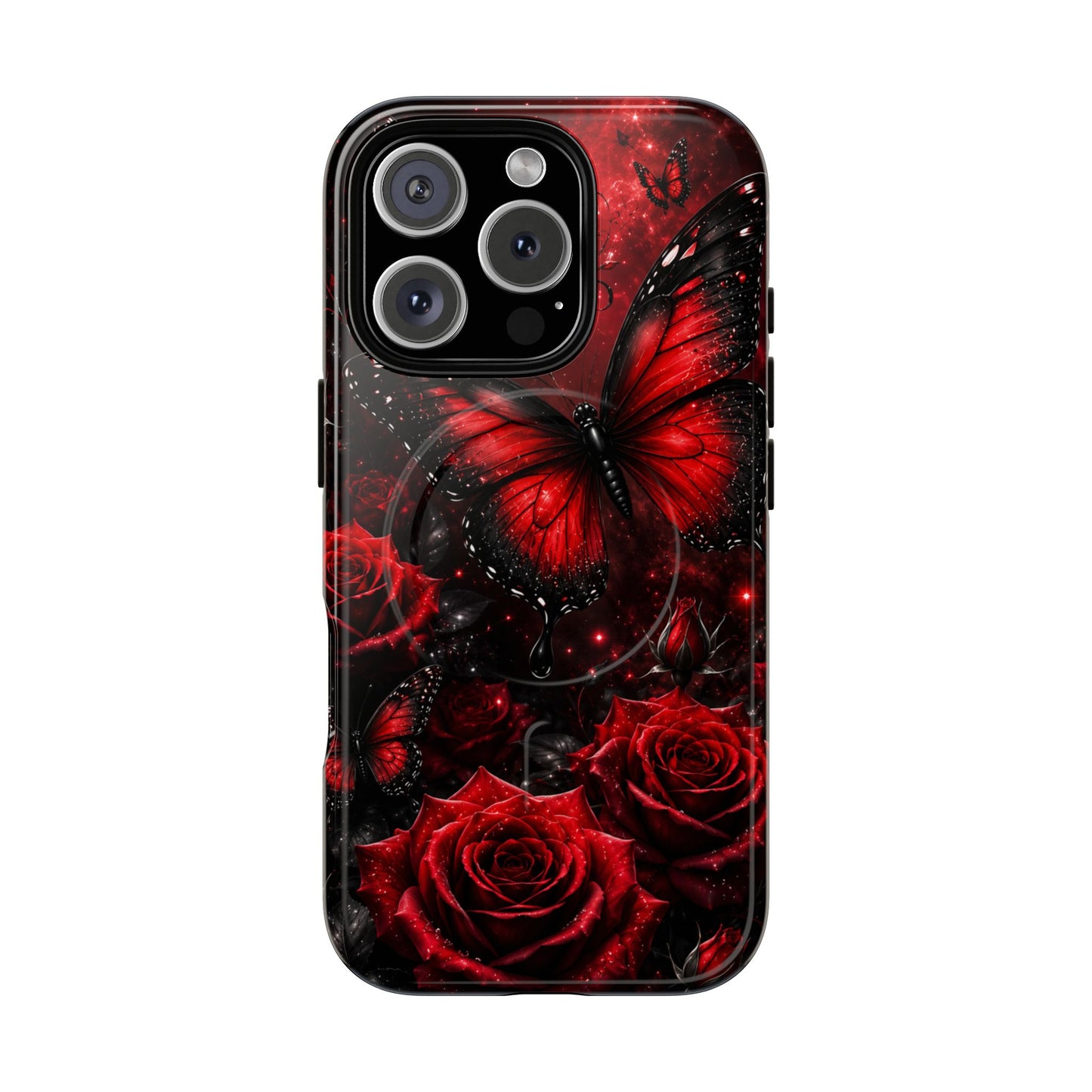 Étui robuste magnétique Crimson Metamorphosis™ pour la série iPhone 13-17