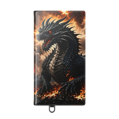 Ashen Dominion™ Flip Case for Samsung Galaxy | Premium Vegan Leather Wallet Case