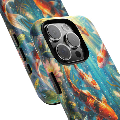 Koi Serenity™ Tough Magnetic Case for iPhone (MagSafe Compatible)