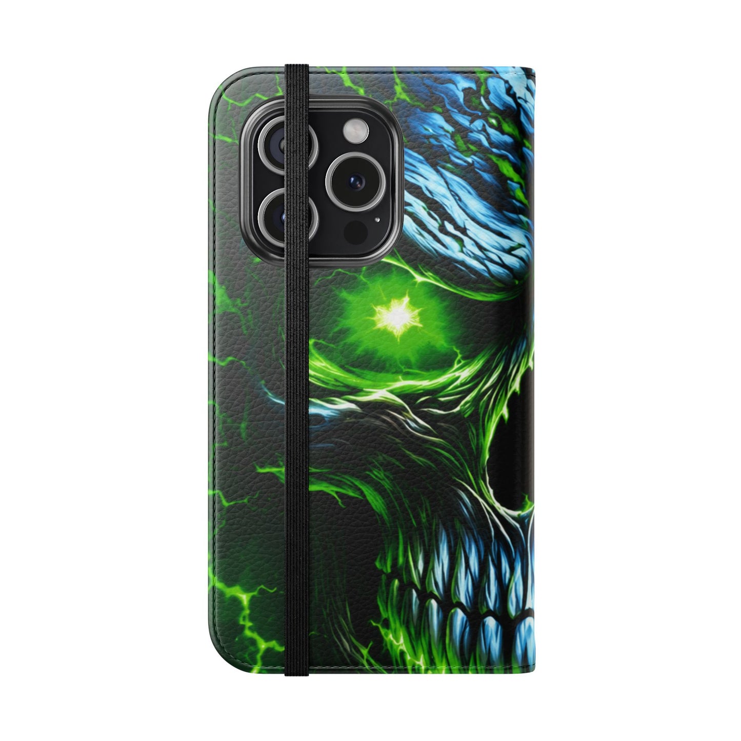 NecroVolt™ Flip Wallet Case for iPhone