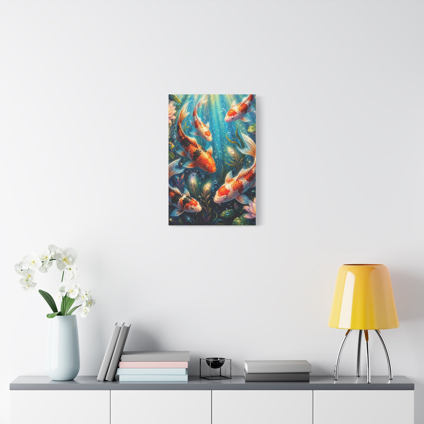 Koi Serenity™ Matte Stretched Canvas Wall Art (1.25")
