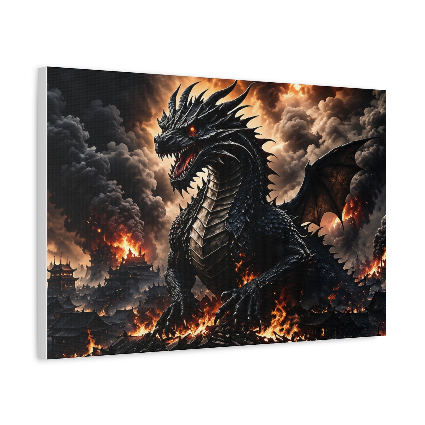 Ashen Dominion™ Matte Stretched Canvas Wall Art (1.25")