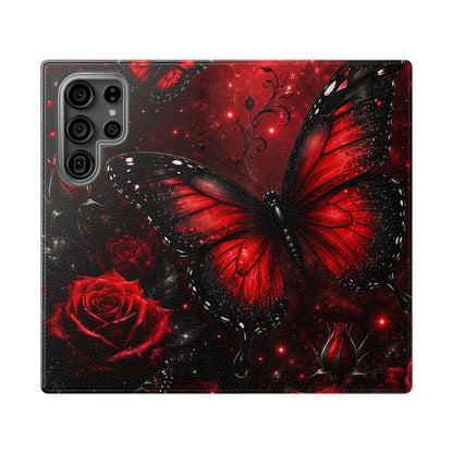 Étui portefeuille à rabat Crimson Metamorphosis™ pour Samsung Galaxy