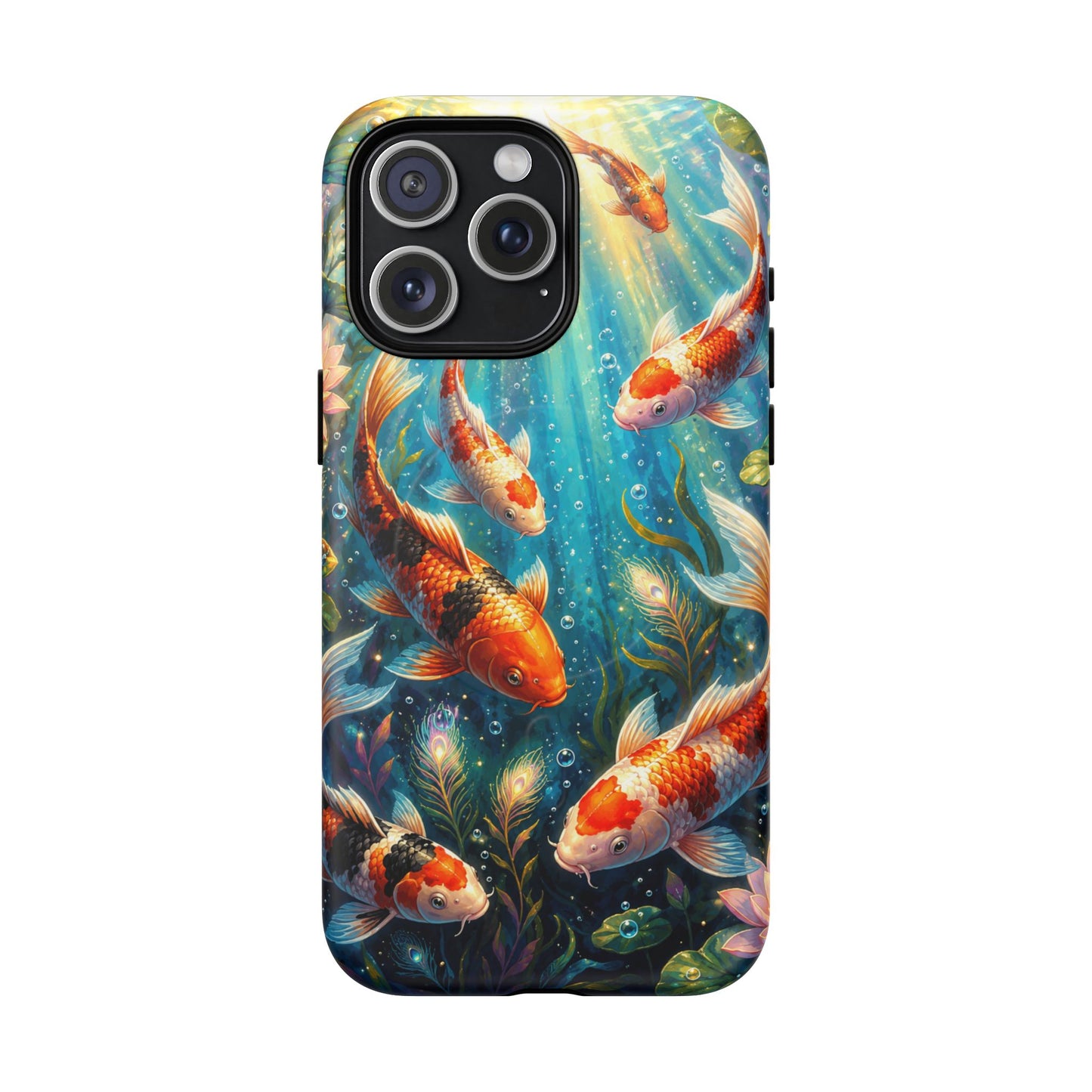Koi Serenity™ Tough Magnetic Case for iPhone (MagSafe Compatible)