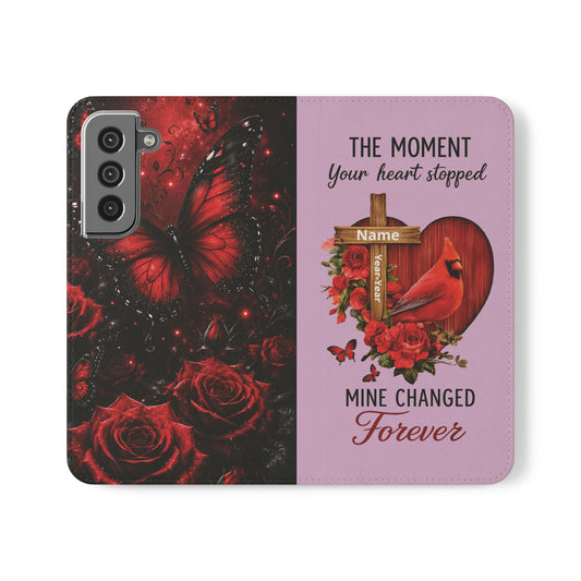 Cardinal's Promise™ Personalized Memorial Flip Wallet Case for Samsung Galaxy S Series