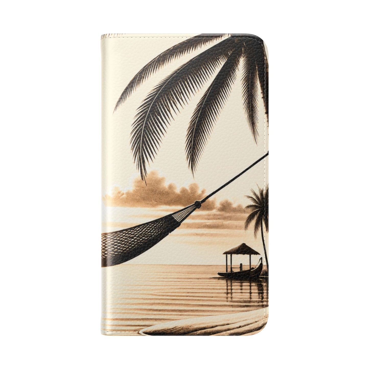 Island Serenity™ Faux Leather Flip Wallet Case for Samsung Galaxy