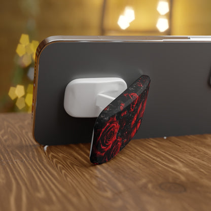 Crimson Metamorphosis™ Phone Click-On Grip | Expandable Phone Grip & Kickstand
