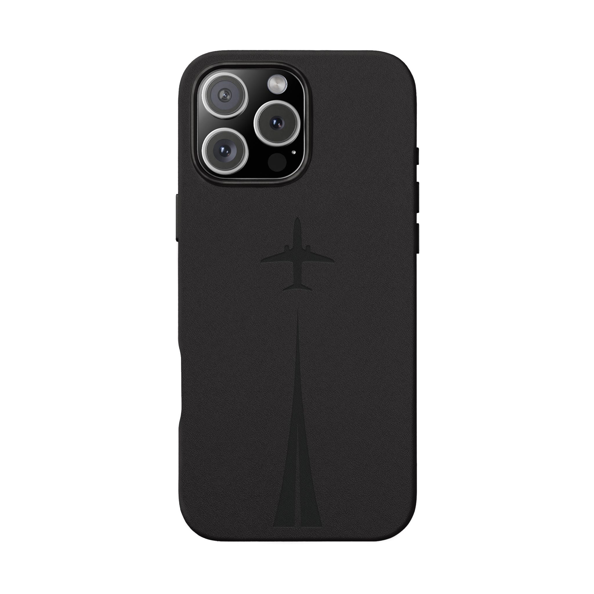 Take Off™ Engraved PU Leather Case for iPhone