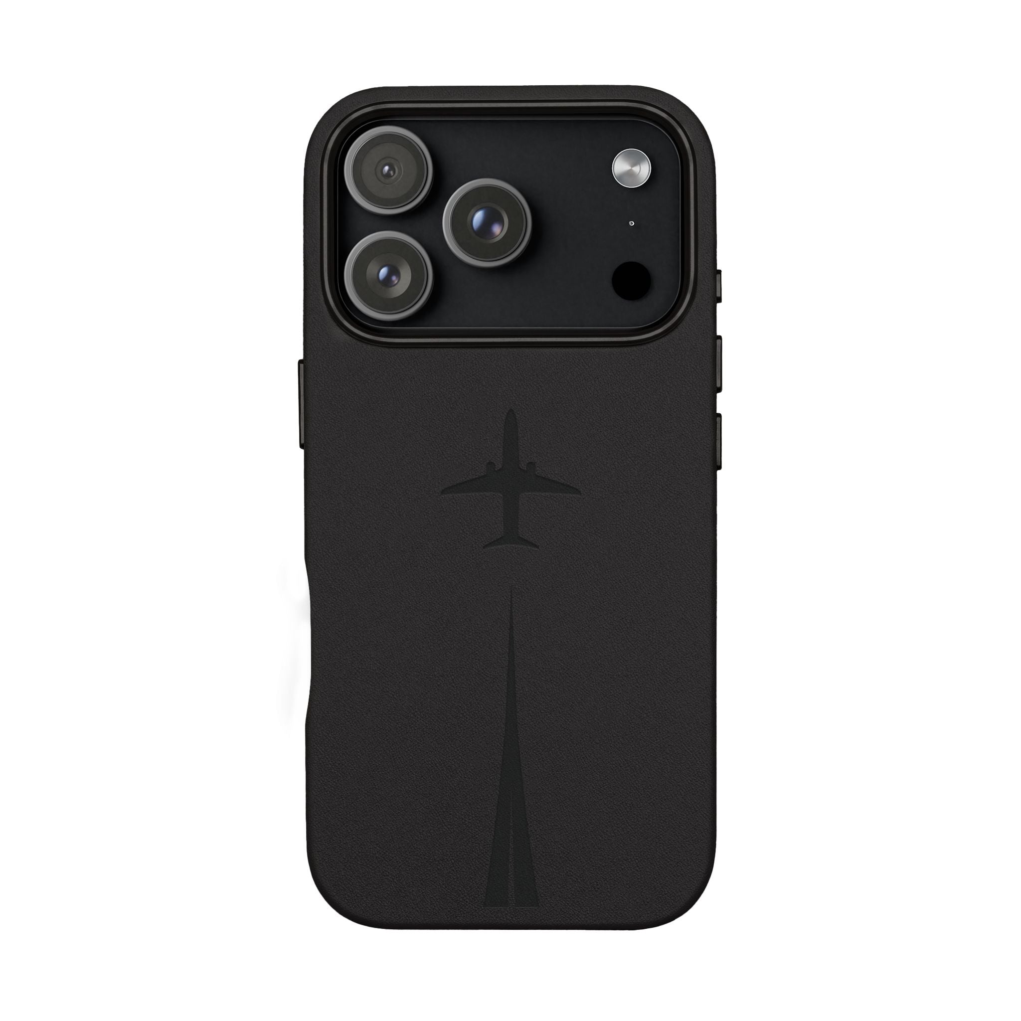 Take Off™ Engraved PU Leather Case for iPhone