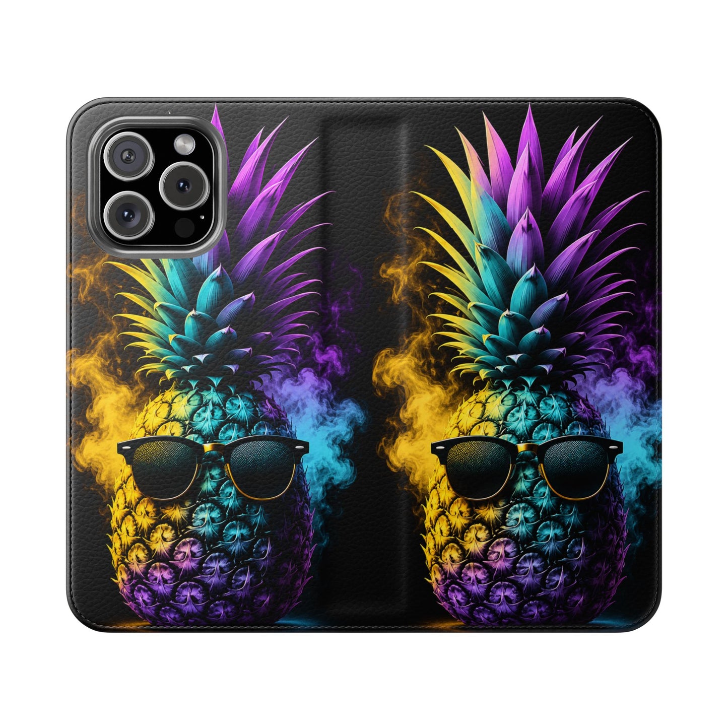 Smokin' Pineapple™ Flip Wallet Case for iPhone