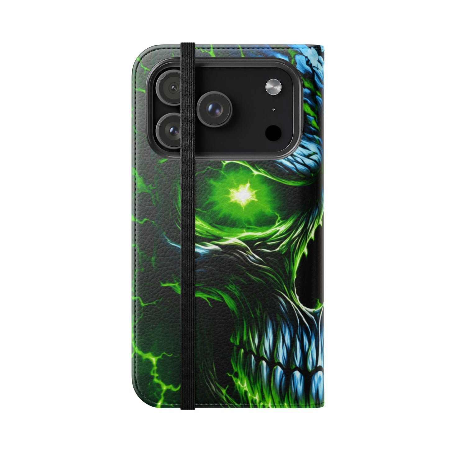 NecroVolt™ Flip Wallet Case for iPhone